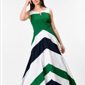 Chevron Maxi Dress